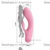 Estimulador flexible de punto G y clitoris con carga USB